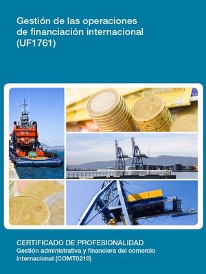 cover image of UF1761--Gestión de las operaciones de financiación internacional